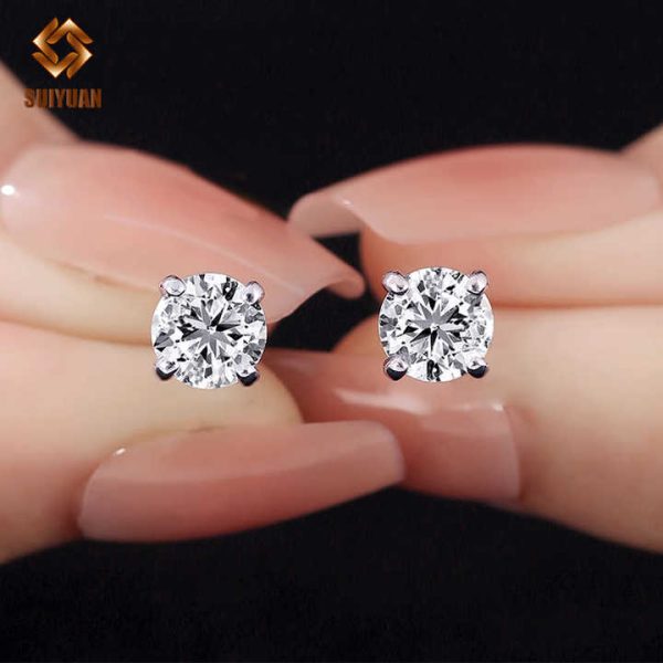 Lab Grown Diamond Earrings with Igi Certificate Lab Grown Diamond Earrings Lab Grown Diamond Jewelry Shenzhen