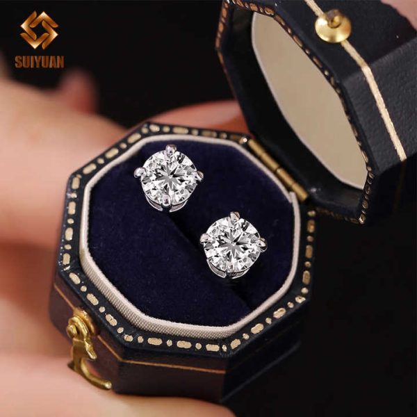 Lab Grown Diamond Earrings with Igi Certificate Lab Grown Diamond Earrings Lab Grown Diamond Jewelry Shenzhen