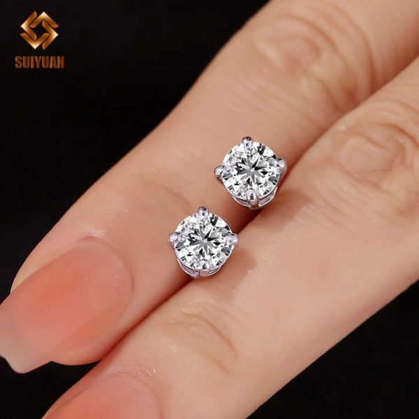 Lab Grown Diamond Earrings with Igi Certificate Lab Grown Diamond Earrings Lab Grown Diamond Jewelry Shenzhen
