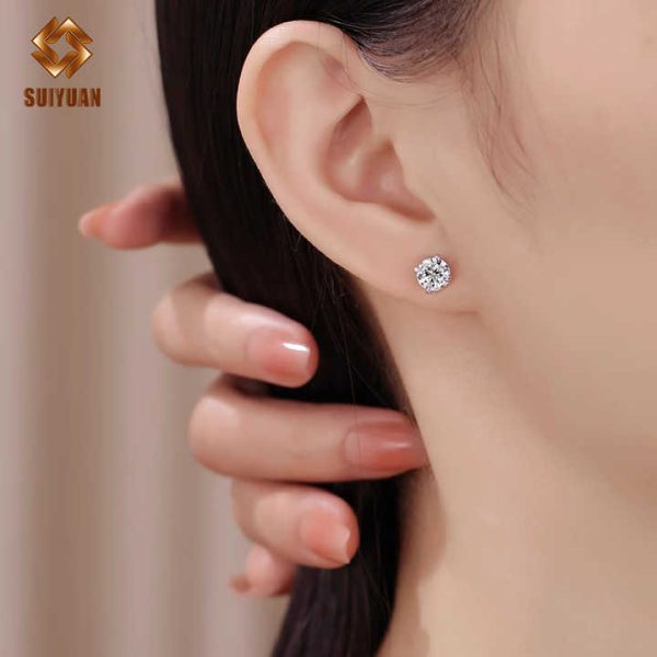 Lab Grown Diamond Earrings with Igi Certificate Lab Grown Diamond Earrings Lab Grown Diamond Jewelry Shenzhen