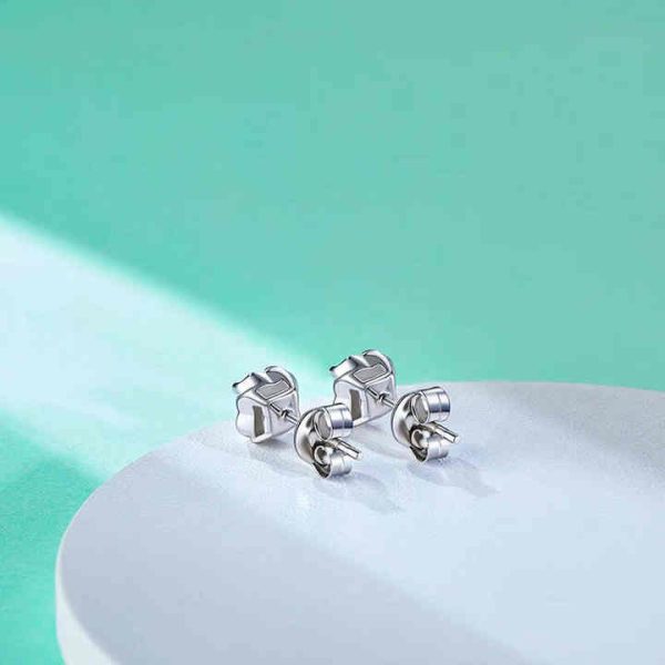 14k Yellow Gold 1 CT Moissanite Diamond Flower Stud Earrings Classic Style Rhodium Gold Made Sterling Silver 925