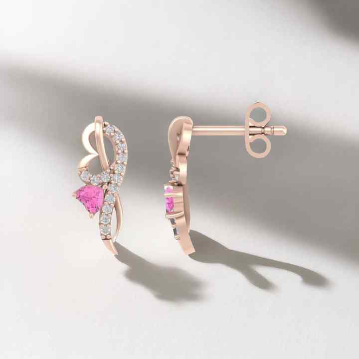 Klevia Lab Elegant Simplicity Diamond Earrings by Fiona Diamonds