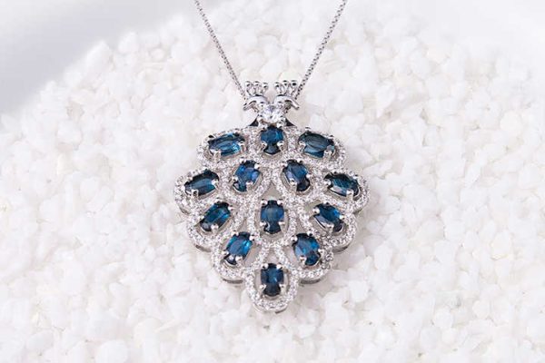 Accept Professional Customization 9K 14K 18K White Gold Vvs Lab Grown Diamond Certificate Necklace