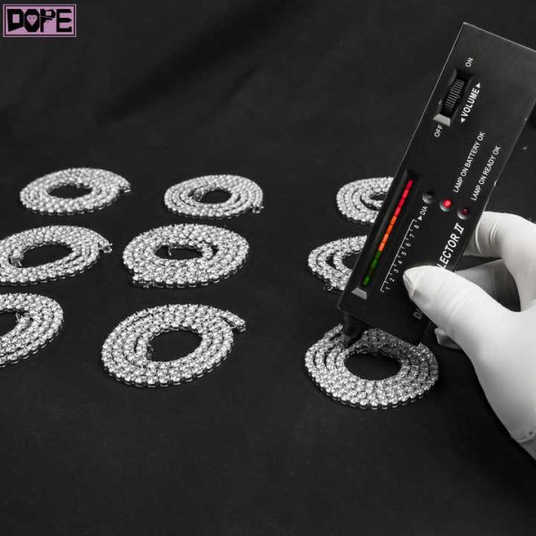Diamond Jewelry 2mm 3mm Diamond Chain 925 Silver IGI CVD HPHT VVS Lab Grown Diamond Tennis Chain