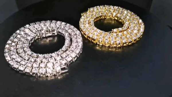 18K White Gold Lab Grown Diamond Tennis Necklace for Women 5mm Round Cut IGI Certified Classic Jewelry