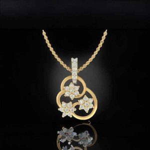 Hiaium Lab Diamond Pendant - Refined Beauty by Fiona Diamonds