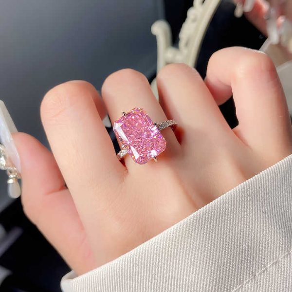 Jewelry Local Stock in US Fine Rings Jewelry Women Cubic Zirconia Sterling Silver Wedding Casual Rings for Ladies
