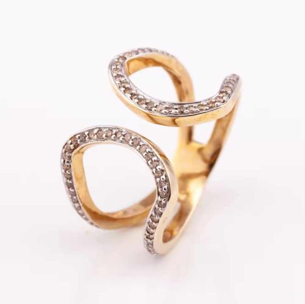 Classic 18K Yellow Gold Gemstone Ring for Women, Anniversary Gift, Prong Setting Jewelry