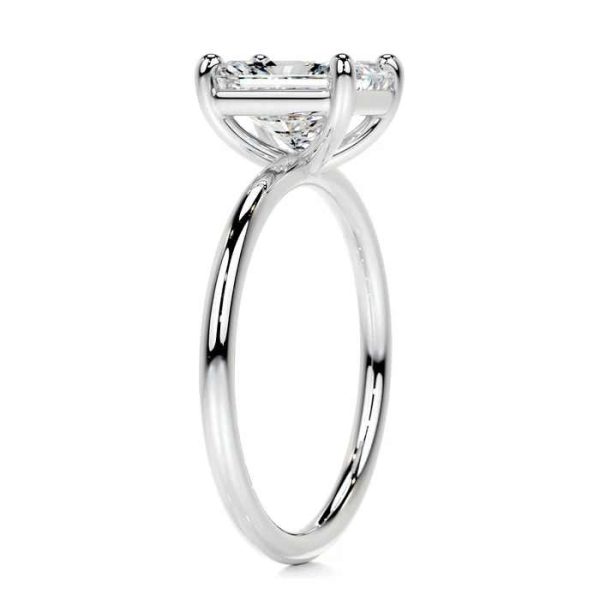 Top-Notch 2 CT Radiant Cut Lab Grown Diamond Rings 10Kt Fine Gold Women's Fine Jewelry for Wedding Special