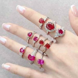 Vintage 925 Sterling Silver Zircon Ring for Women, Minimalist Wedding Band Engagement Anniversary Gift