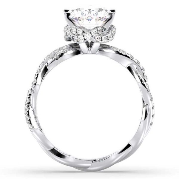 Customizable Women Fine Jewelry Handmade Original 925 Sterling Silver Moissanite Solitaire Rings Fashion Bridal Jewelry