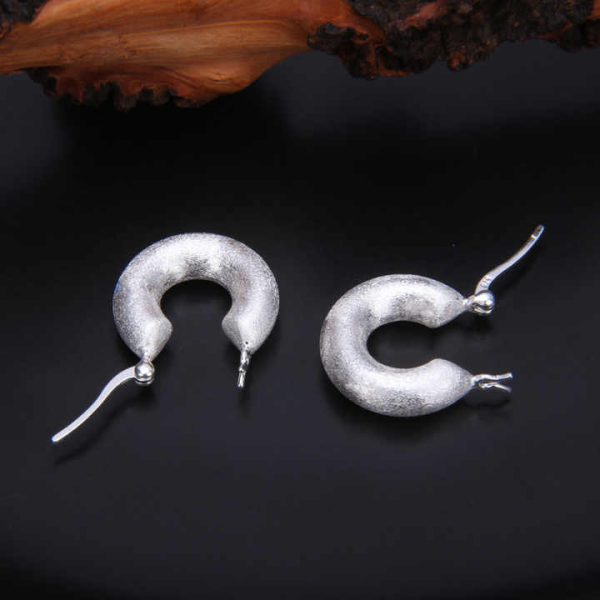 Funky Fine Jewelry 925 Sterling Silver Huggie Hoop Earrings for Women Girls