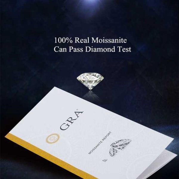 New Arrival Silver 925 Original Total 10 Ct Brilliant Round Emerald Cut Diamond Test Past D Color Moissanite Bangle for Wedding