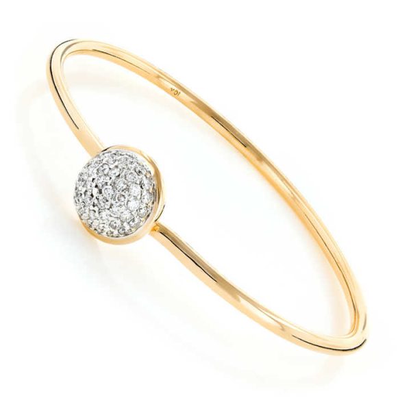 Hip Hop Iced out Bracelet 14K Solid Gold Rose Gold VVS Moissanite Diamond Unisex Bracelet with Customized Design