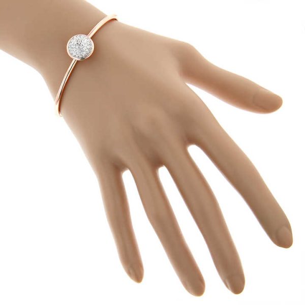 Hip Hop Iced out Bracelet 14K Solid Gold Rose Gold VVS Moissanite Diamond Unisex Bracelet with Customized Design