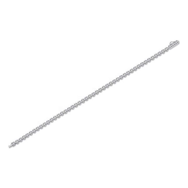 925 Sterling Silver Moissanite Diamond Bracelet & Bangle for Men & Women