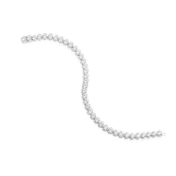 Personality Fashion Jewelry Fine Moissanite Tennis Bracelet 925 Sterling Silver Bracelets for Women