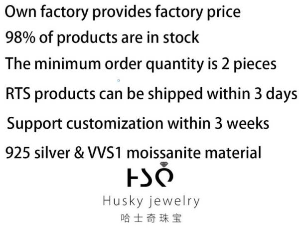 Fashion Jewelry Luxury Designer Classic VVs1 1CT Diamond Moissanite 925 Sterling Silver Women's Pendant Necklace Jewelry