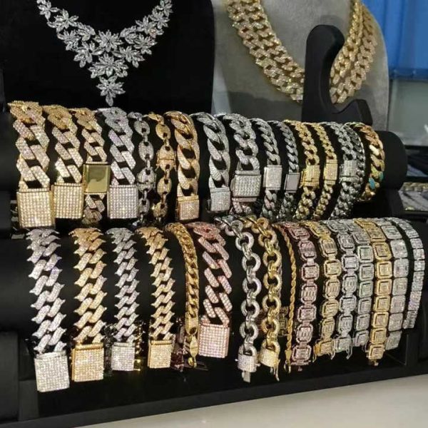Moissanite Chain Custom Necklace Charms Fine Fashion Jewelry Moissanite Pendant
