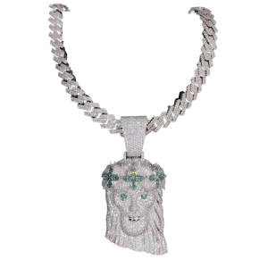 Trendy 925 Sterling Silver Moissanite Pendant Charm Jewelry - Customizable Unisex Party Accessory