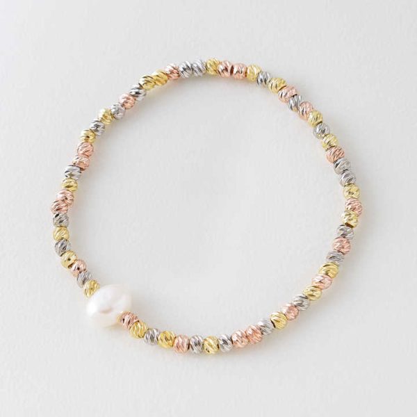 Hot Selling Elastic Bracelet Set for Cross-border Jewelry in Europe and America, Bohemian Layered Pearl Chain