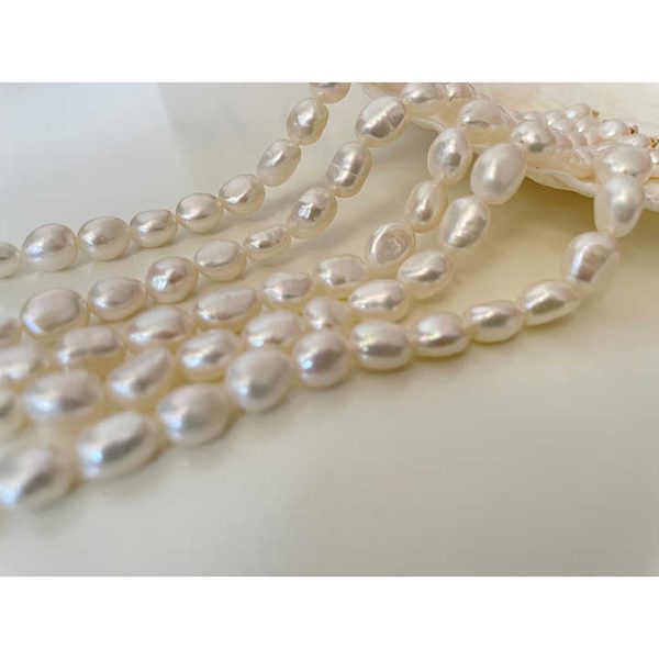 925 Sterling Silver Beaded Natural Freshwater Pearl Bracelet Baroque Pearl Gold Plated Bracelets Romantic Handmade Jewelry 2022