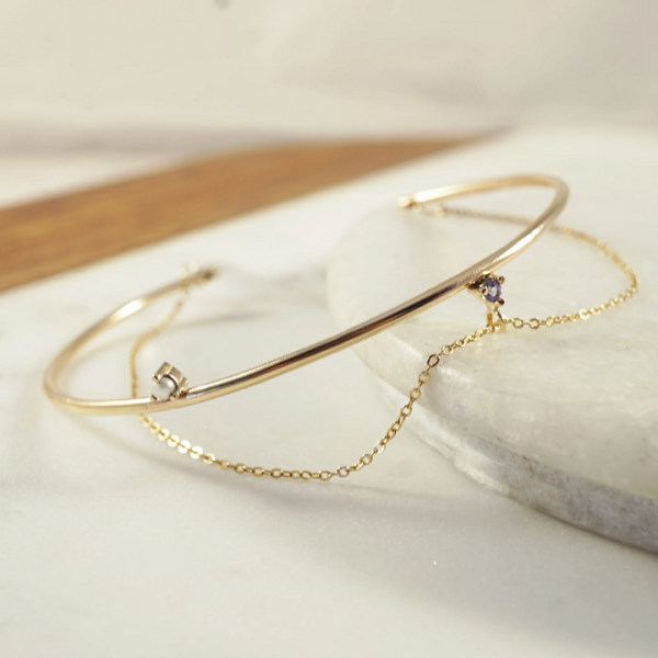Delicate Sterling Silver Bangle Bracelets Wholesale Diamond Pearl Ladies Chain Bracelets and Bangles