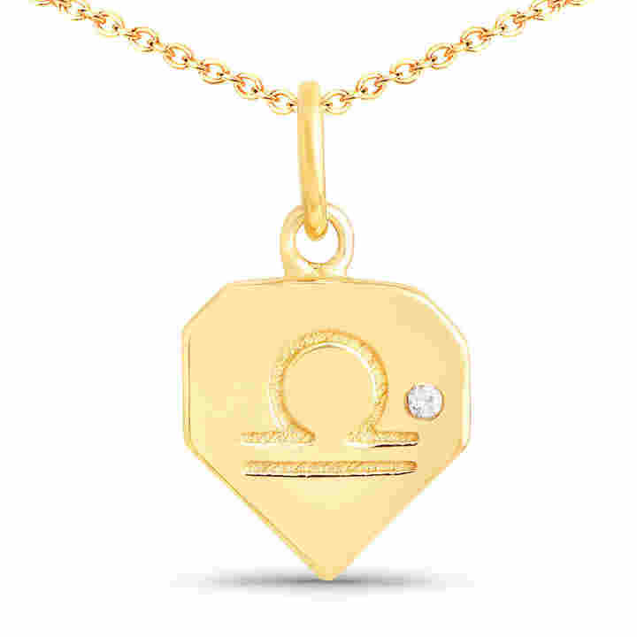 Luxury 925 Sterling Silver Zodiac Necklace Topaz Moissanite Diamond Gold Rhodium Plated Constellation Bezel Fine Pendants Charms