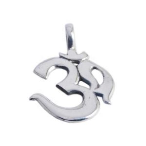 Simple Design Plain Silver Jewelry Om Pendant Handmade 925 Sterling Silver Fine Jewelry Pendants & Charms Manufacturer