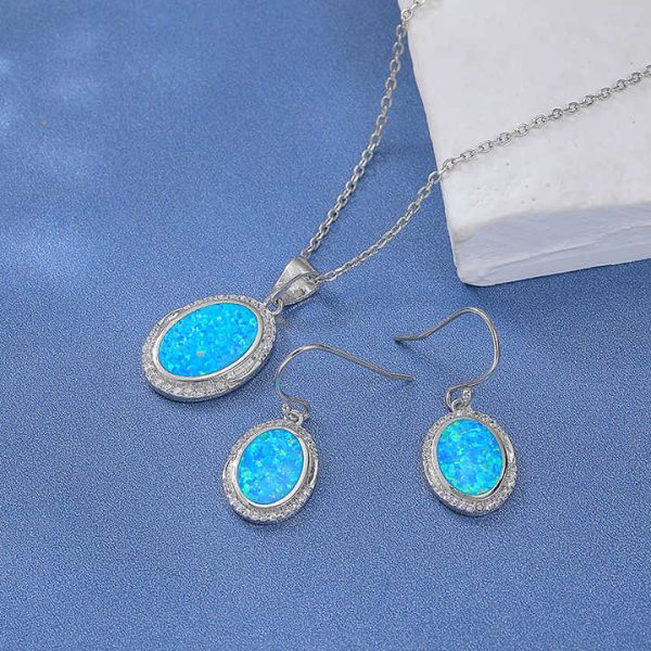 Customized 925 Sterling Silver Fine Pendants & Charms Set Opal Earrings Pendants Rings Moissanite Wholesale Gifts for Women