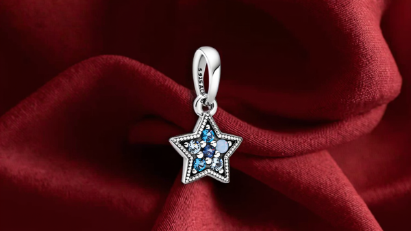 925 Sterling Silver Heart Cherry Charm Pendant with Zircon Rhodium Plated Romantic Jewelry Gift for Women