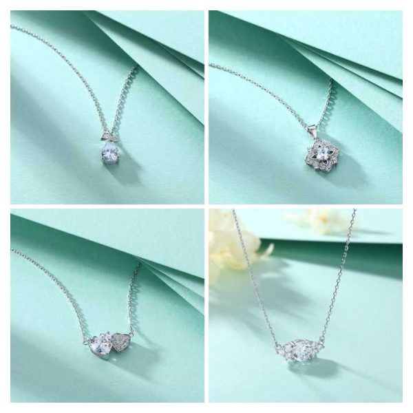 Fine Jewelry Necklaces Silver Custom Luxury Fine Jewelry Necklace Fine Jewelry 925 Sterling Silver Necklaces