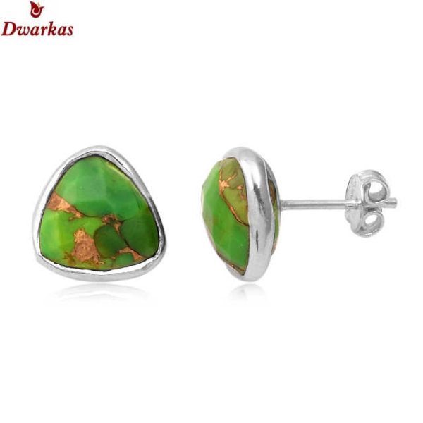 High Quality 925 Sterling Silver Fine Pendant Necklaces Cheap Wholesale Natural Turquoise Green Copper Stone Pendants Jewelry