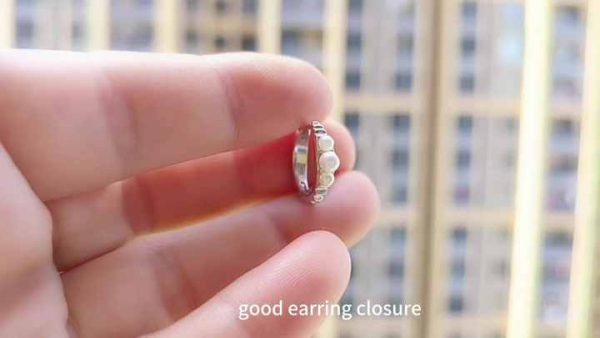 925 Sterling Silver Pearl Dangle Earrings for Women, Mother's Day Gift, Classic Drop Earrings with Cubic Zirconia