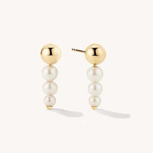 LOZRUNVE Silver 925 Fashion Jewelry Mothers Day Gifts Wholesale Pearl Dangle Earring Women