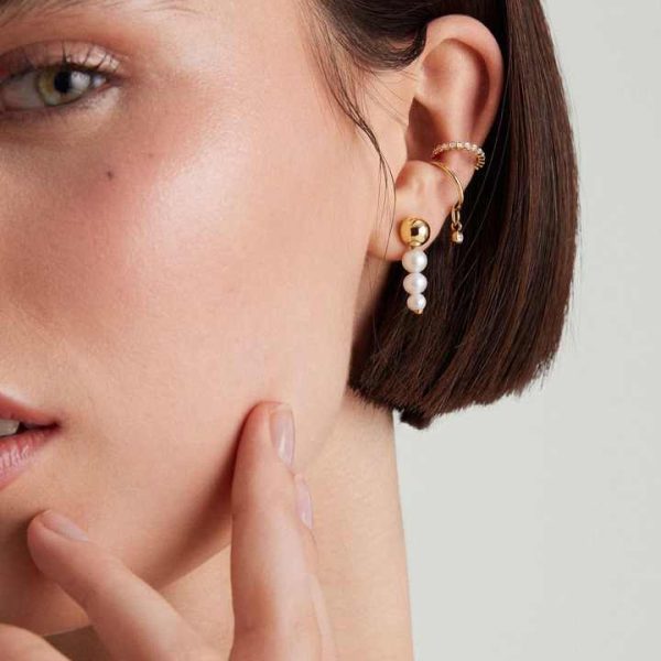 LOZRUNVE Silver 925 Fashion Jewelry Mothers Day Gifts Wholesale Pearl Dangle Earring Women