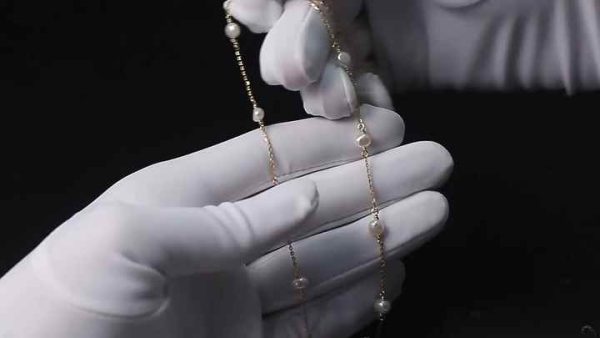 925 Sterling Silver Baroque Pearl Pendant Necklace with Link Chain - Classic Women's Jewelry Set for Wedding, Anniversary, Party