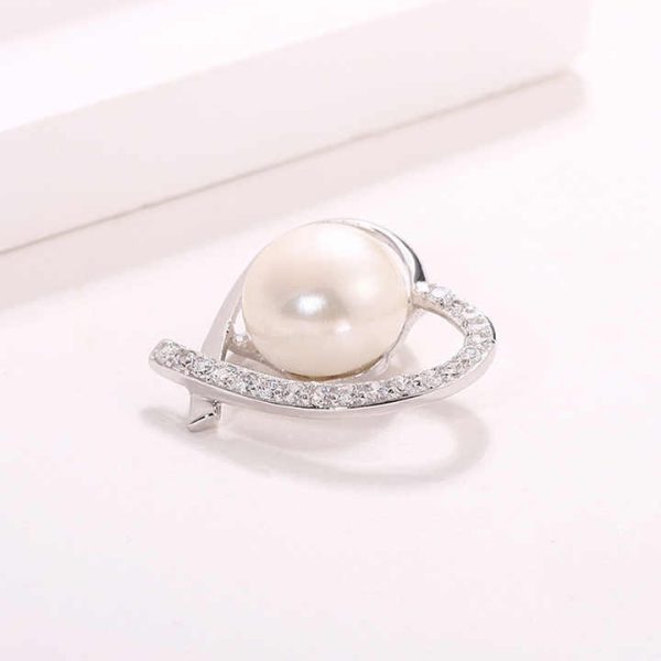 Custom logo love Heart Shape 925 Sterling Silver Freshwater Pearl Pendant for Women