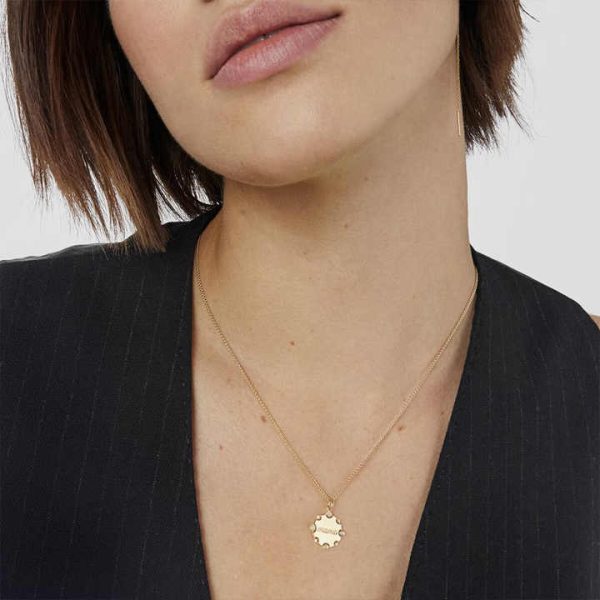 Custom Mother Day Gift Charm Pendant Fashion Jewelry Gold Plated 925 Sterling Silver Opal Pearl Fritillaria Jewelry Accessories