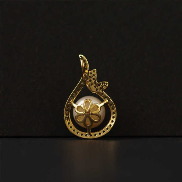 Compact Best Price Custom Vintage Pearl Rhinestone Pendant
