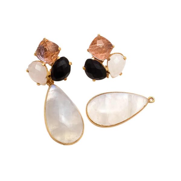Pearl Shall Earrings Love Earrings Silver Love Knot Earrings
