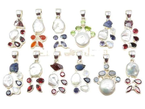 925 Silver Original Biwa Pearl Wishlist Pendants Professional Women's Jewelry Natural Gemstone Wholesale by Gram