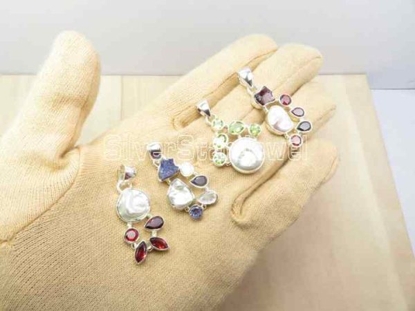 925 Silver Original Biwa Pearl Wishlist Pendants Professional Women's Jewelry Natural Gemstone Wholesale by Gram