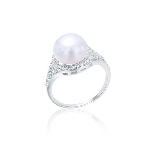 S925 Pure Silver Pearl Ring, Female Niche Design, Light Luxury, High-end Feeling, Cool Style, Instagram Trendy Fashion