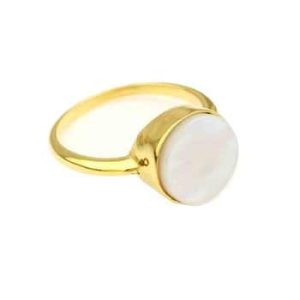 Beautiful Dainty Minimalist Natural Freshwater Pearl Gold Plated 925 Sterling Silver Promise Purity Rings for Women Teen Girls
