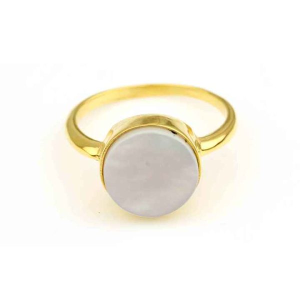 Beautiful Dainty Minimalist Natural Freshwater Pearl Gold Plated 925 Sterling Silver Promise Purity Rings for Women Teen Girls