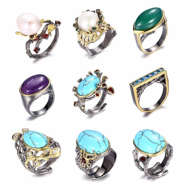 Designs Designed 925 Sterling Silver Rings Aesthetic Jewelry High Quality Handmade Pearl Wholesale Vintage Women's Perfect