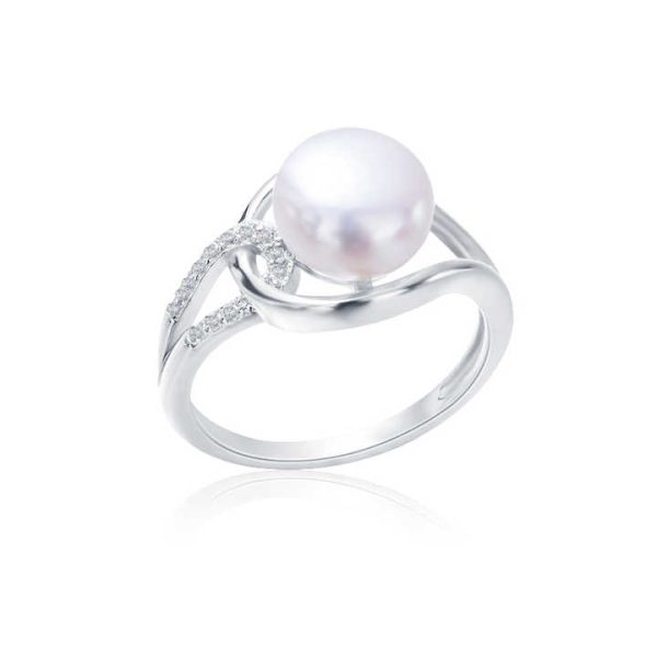 S925 Pure Silver Pearl Ring, Female Niche Design, Light Luxury, High-end Feeling, Cool Style, Instagram Trendy Fashion