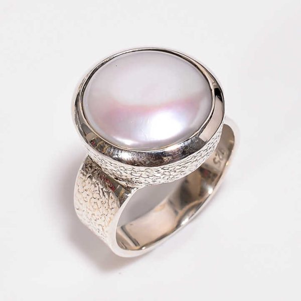 Baroque Pearl Ring Handmade 925 Sterling Silver Jewelry Bulk Wholesale Fine Silver Jewelry Manufacturer Exporters