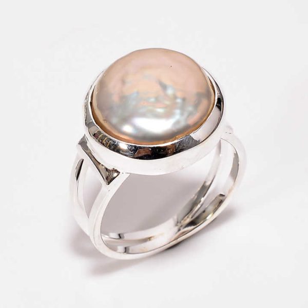 Baroque Pearl Ring Handmade 925 Sterling Silver Jewelry Bulk Wholesale Fine Silver Jewelry Manufacturer Exporters